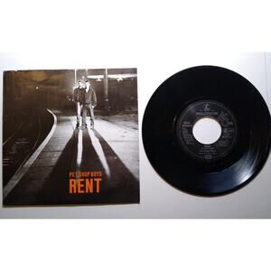 Pet Shop Boys Rent Vinyl 7" Record 45 Vintage New Wave Synth-Pop Electronic